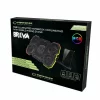 Cooler laptop gaming Esperanza Breva, iluminare RGB, stand telefon, Negru