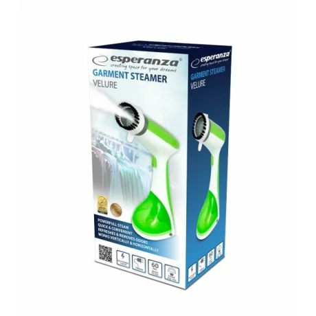 Fier de calcat Esperanza Garment, EHI008, 1400W, Alb/Verde