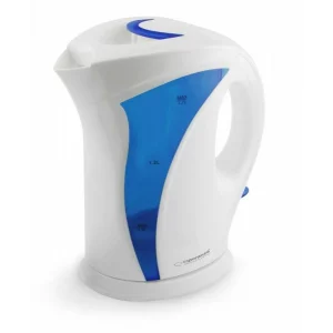 Fierbator electric Esperanza Iguazu, EKK018B, 2200W, 1.7l, Alb/Albastru