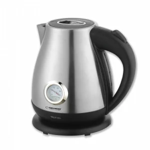 Fierbator electric Esperanza Thames, EKK029, cu termometru, 2200W, 1.7l,Inox