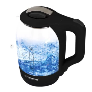 Fierbator electric Esperanza Yukon, EKK025K,  1500W, 1.7l, Negru