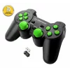 Gamdepad Esperanza Gladiator, EGG108G, cu vibratii, Wireless, PC/PS3, Verde