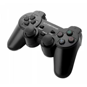 Gamepad Esperanza Corsair, EG106, PS2/PS3, Usb, Negru
