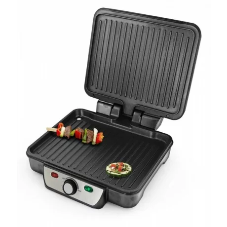 Gratar electrica Esperanza Provolone, EKG007, 1800W, Negru-Argintiu