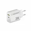 Incarcator de retea Esperanza, EZC105W, 20W Usb-C PD 20W / Usb-A QC 3.0, Alb
