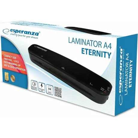 Laminator Esperanza EFL002 A4, 265W, Negru