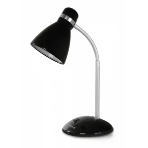 Lampa de birou E27 Esperanza Alkes, ELD113K, cu brat flexibil, 12W, Negru