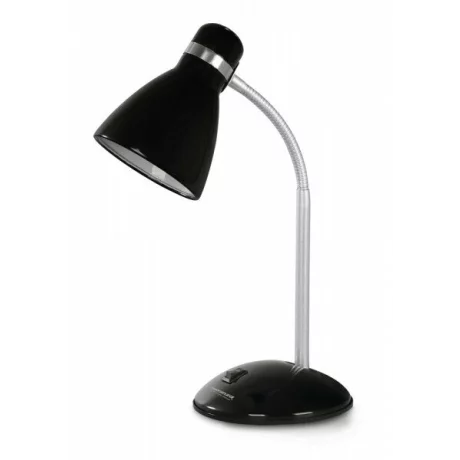 Lampa de birou E27 Esperanza Alkes, ELD113K, cu brat flexibil, 12W, Negru