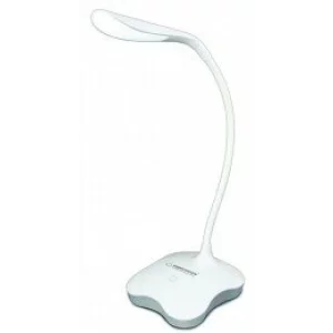 Lampa de birou LED Esperanza Mimosa, ELD105W, cu brat flexibil, 3W, Alb