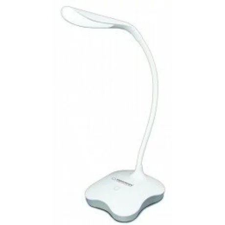 Lampa de birou LED Esperanza Mimosa, ELD105W, cu brat flexibil, 3W, Alb
