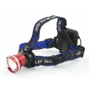 Lanterna frontala Esperanza Procyon, EOT001, 600 lumeni, Cree XPE Led, Negru/Rosu