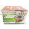 Mini cuptor convectie Esperanza Quasar, EKO003, halogen, 1400 W, 12l, Alb