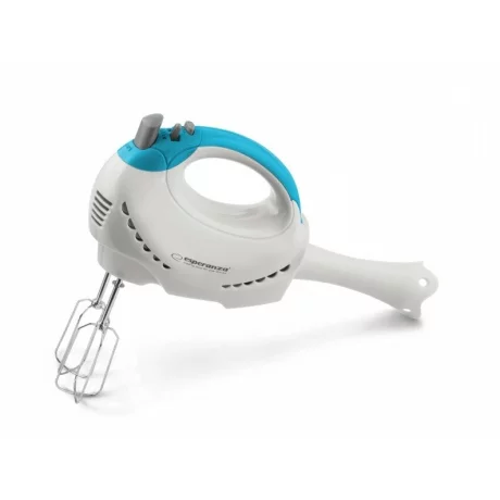 Mixer de mana Esperanz Tiramisu, EKM010, 300W, Alb/Albastru