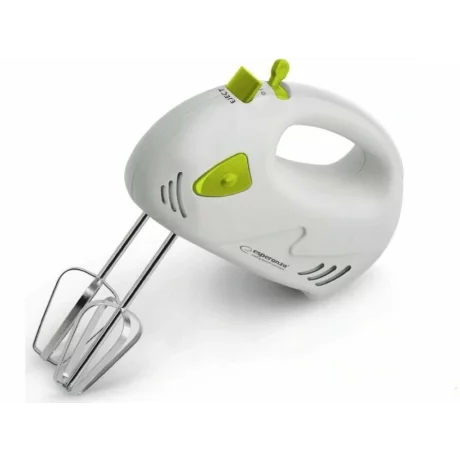 Mixer de mana Esperanza Muffin, EKM007G, 150W, Alb/Verde