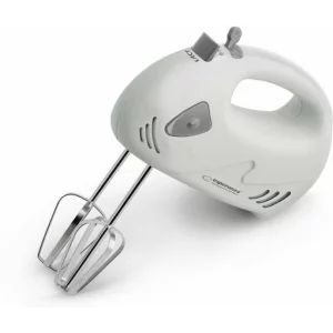 Mixer de mana Esperanza Muffin, EKM007WE, 150W, Alb/Gri