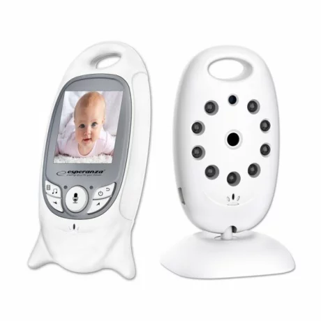 Monitor baby cu camera Esperanza Gregorio, EHM001, wireless, camera, night vision, raza 50m, Alb
