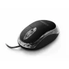 Mouse optic cu fir Esperanza Camille, XM102K, 3 butoane, Usb, 1000dpi, Negru/Transparent