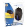 Mouse optic cu fir Esperanza Sirius, EM102B, 3 butoane, Usb, 1000dpi, Negru/Albastru