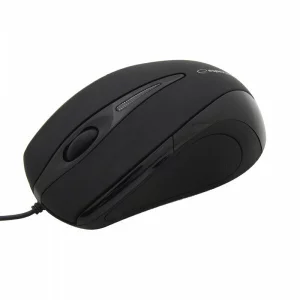 Mouse optic cu fir Esperanza Sirius, EM102K, 3 butoane, Usb, 1000dpi, Negru
