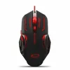 Mouse Optic Gaming Esperanza Apache, EGM403R, 2400dpi, 1.5m, Usb, Negru/Rosu