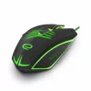 Mouse Optic Gaming Esperanza Claw, EGM209, 2400dpi, 1.5m, Usb, Negru/Verde