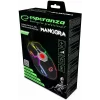 Mouse Optic Gaming Esperanza Mangora, EGM701, iluminare RGB, 2400dpi, 1.5m, Usb, RGB