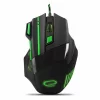 Mouse Optic Gaming Esperanza Wolf, EGM201G, 2400dpi, 1.5m, Usb, Negru/Verde