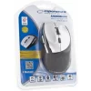 Mouse optic wireless Esperanza Andromeda, EM123S, 6 butoane, BT 3.0, 2400dpi, Negru/ Argintiu