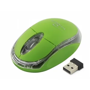 Mouse optic wireless Esperanza Condor, TM120G,  3 butoane, 2.4GHz, Usb, 1000dpi,Verde