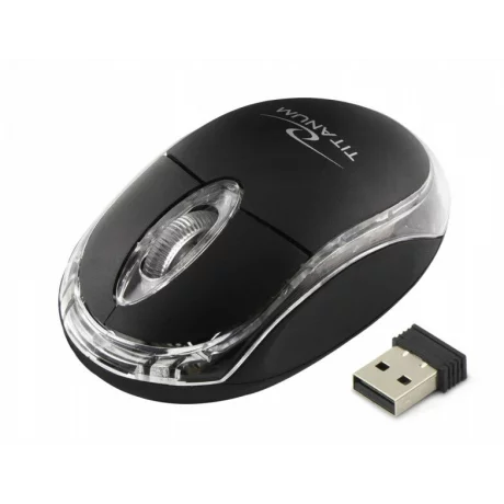 Mouse optic wireless Esperanza Condor, TM120K,  3 butoane, 2.4GHz, Usb, 1000dpi, Negru