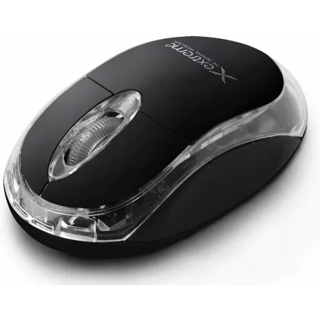 Mouse optic wireless Esperanza Harrier, XM105K,  3 butoane, 2.4GHz, Usb, 1000dpi, Negru/Transparent