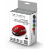 Mouse optic wireless Esperanza Harrier, XM105R,  3 butoane, 2.4GHz, Usb, 1000dpi, Rosu/Transparent