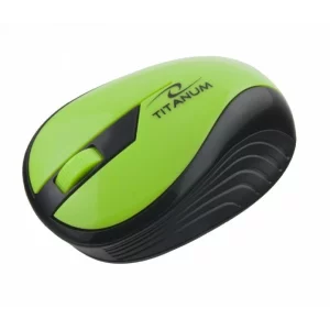 Mouse optic wireless Esperanza Rainbow, TM114G, 3 butoane, 2.4GHz, Usb, 1000dpi, Negru/Verde