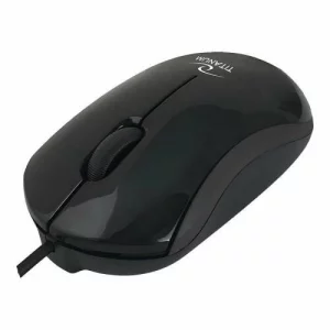 Mouse optic wireless Esperanza Selene, TM124K,  3 butoane, 2.4GHz, Usb-C, 1000dpi, Negru