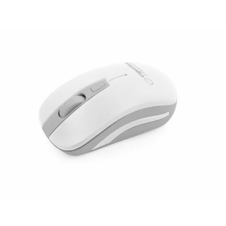 Mouse optic wireless Esperanza Uranus, EM116EW,  4 butoane, 2.4GHz, Usb, 1600dpi, Negru/Alb