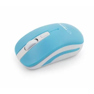 Mouse optic wireless Esperanza Uranus, EM116WB,  4 butoane, 2.4GHz, Usb, 1600dpi, Alb/Albastru
