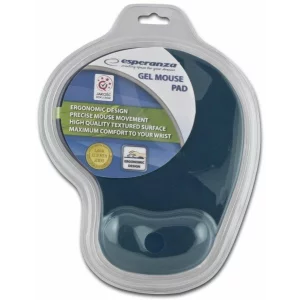 Mousepad cu gel Esperanza, EA137B, Albastru