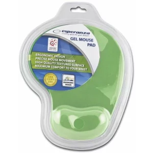 Mousepad cu gel Esperanza EA137G, design ergonomic, Verde