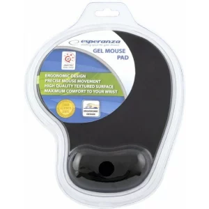 Mousepad cu gel Esperanza EA137K, design ergonomic, Negru