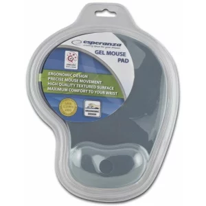 Mousepad cu gel Esperanza EA137Y design ergonomic, Gri