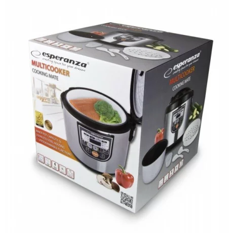 Multicooker Esperanza Mate, EKG011, 4l, 860W, Inox