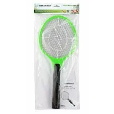 Paleta electrica antiinsecte, ESPERANSA Swallow, EHQ008, 3W, lungime 47cm, Verde