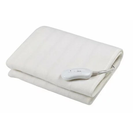 Patura electrica Esperanza Satin, EHB002, 60W, 150x80cm, Alb