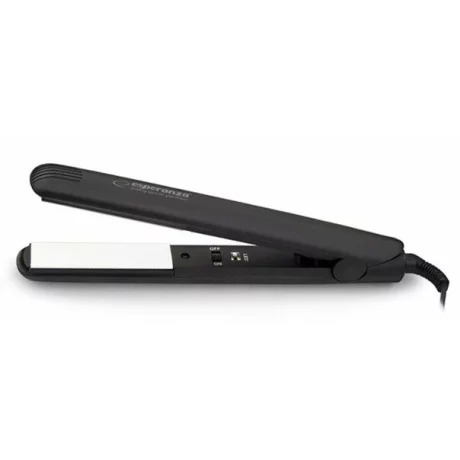 Placa de indreptat parul Esperanza Smooth, EBP001, 35W, Negru