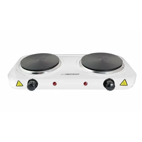 Plita electrica Esperanza Cotopaxi, EKH010W, 2000W, 2x15.5cm, Alb