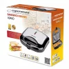 Prajitor de paine tip Sandwich maker Esperanza Asiago, EKT011, 1000W, Negru/Gri