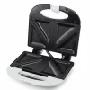 Prajitor de paine tip Sandwich maker Esperanza Mozzarella, TKT001W, 700W, Alb