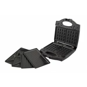 Prajitor de paine tip Sandwich Maker Esperanza Mufuletta, EKT005, 700W, Negru/Gri