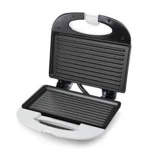 Prajitor de paine tip Sandwich maker Esperanza Panini, TKT004W, 700W, Alb