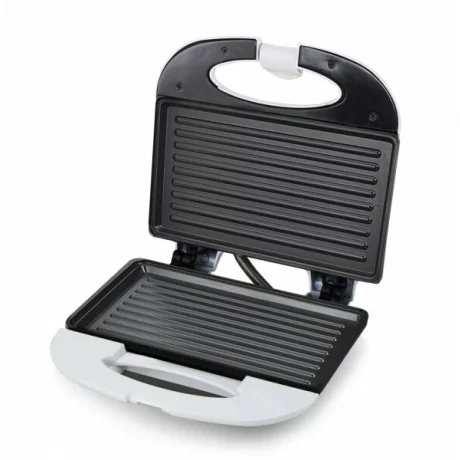 Prajitor de paine tip Sandwich maker Esperanza Panini, TKT004W, 700W, Alb